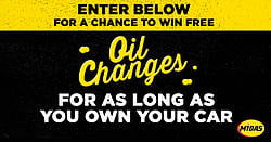 Midas Win Oil Changes for the Life of Your Car Facebook Sweepstakes