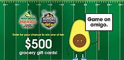 Avacados From Mexico: Hungry for Football Sweepstakes