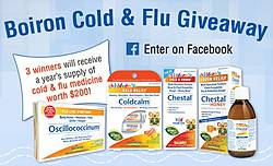 KIWI Magazine Boiron Cold and Flu Giveaway