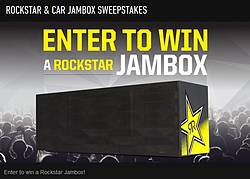 Rockstar & Car Jambox Sweepstakes
