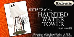Christmas Place Haunted Water Tower Giveaway