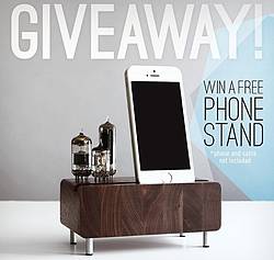 Magszilla Handcrafted iPhone Wood Stand Giveaway