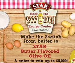 STAR Fine Foods Make the Switch Recipe Contest & Voting Sweepstakes