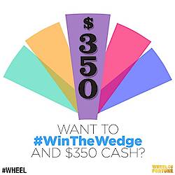 Wheel of Fortune #WinTheWedge Contest