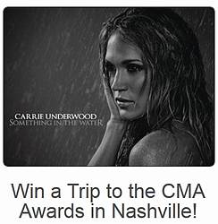Taste of Country: Carrie Underwood Something in the Water Flyaway Sweepstakes