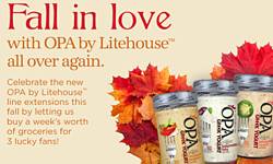Litehouse Fall in Love With OPA by Litehouse All Over Again Sweepstakes