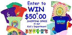 Just the Grateful Dead Grateful Kids Shopping Spree Contest