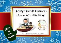 Enchanted Homeschooling Mom: Frosty Friends 35th Anv Hallmark Keepsake Ornament Giveaway