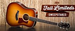 Taylor Guitars 2014 Fall Limited Sweepstakes
