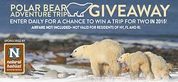 Sierra Trading Post: Natural Habitat Adventures Polar Bear Sweepstakes