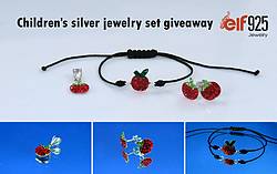 Elf925 Children's Sterling Silver Jewelry Set Giveaway