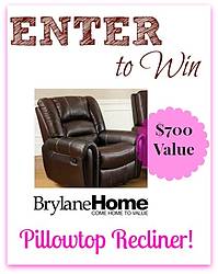 Cuckoo for Coupon Deals: BrylaneHome Pillowtop Recliner Giveaway