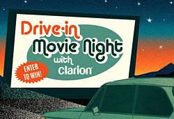 Clarion Drive-in Movie Night With Clarion Sweepstakes