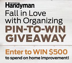 Family Handyman Fall in Love With Organizing Sweepstakes