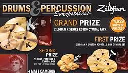 Cascio Interstate Music Zildjian Drum and Percussion Sweepstakes