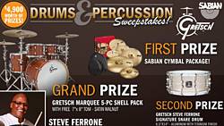 Cascio Interstate Music Gretsch & Sabian Drum and Percussion Sweepstakes