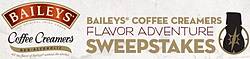 Baileys Coffee Creamers Flavor Adventure Sweepstakes