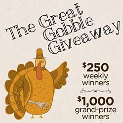 Valpak Great Gobble Giveaway Sweepstakes