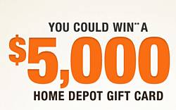 Home Depot Mobile Alert Sweepstakes