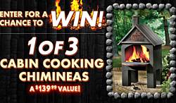Kotula's Cabin Cooking Chimineas Sweepstakes