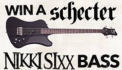 Sixx Sense Rock at Best Buy Schecter Nikki Sixx Bass Sweepstakes