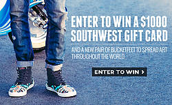 BucketFeet Southwest Airlines Sweepstakes