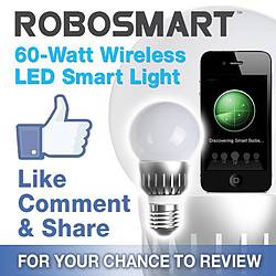 Micro Center Robosmart Bluetooth Light Bulb Review Giveaway