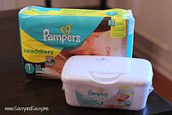 Savvy and Sassy: Pampers Diapers and Wipes Giveaway