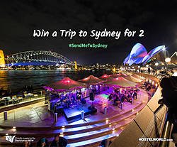 Hostel World Trip for 2 to Sydney