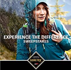 Goretex Experience the Difference Sweepstakes