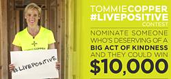 Tommie Copper #LIVEPOSITIVE Contest