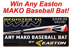 Baseball Express Easton MAKO Baseball Bat Sweepstakes