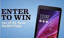 Southwest Airlines Spirit Magazine Asus MeMO Pads Sweepstakes