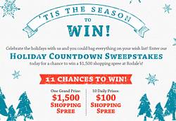 Rodale’s Holiday Countdown Sweepstakes