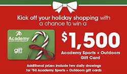 Academy Sports + Outdoors Ring In The Season Sweepstakes