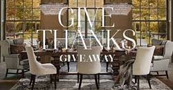 Pottery Barn Give Thanks Giveaway Sweepstakes