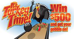 GoBowling It’s Turkey Time Sweepstakes