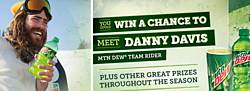 PepsiCo Mtn Dew Danny Davis Instant Win Sweepstakes