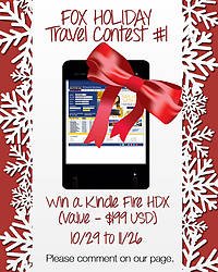 Fox Rent a Car Kindle Fire HDX Fox Holiday Travel Contest