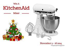 Finding Sanity in Our Crazy Life: KitchenAid Mixer Giveaway