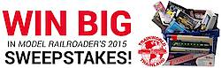 Model Railroader 2015 Sweepstakes