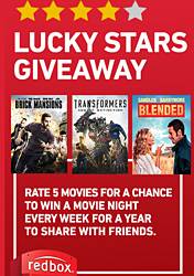 Redbox Lucky Stars Giveaway