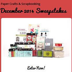 Paper Crafts Magazine December 2014 Sweepstakes
