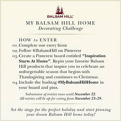 Balsam Hill Home Pinterest Decorating Challenge