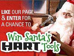 Hart Tools Win Santas Hart Tools Sweepstakes