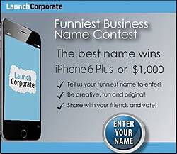 Launch Corporate Funniest Name Contest