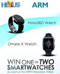 Hexus Moto 360 or Omate X Smartwatch Sweepstakes