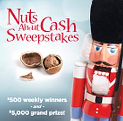 Valpak Nuts About Cash Sweepstakes