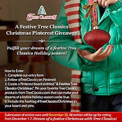 Tree Classics a Festive Christmas With Tree Classics Pinterest Giveaway