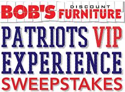 Bobs Discount Furniture Patriots VIP Experience Sweepstakes